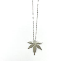 Load image into Gallery viewer, Mini Leaf Pendant Necklace (Gold and Rhodium)
